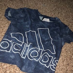 Adidas Blue Crop Top